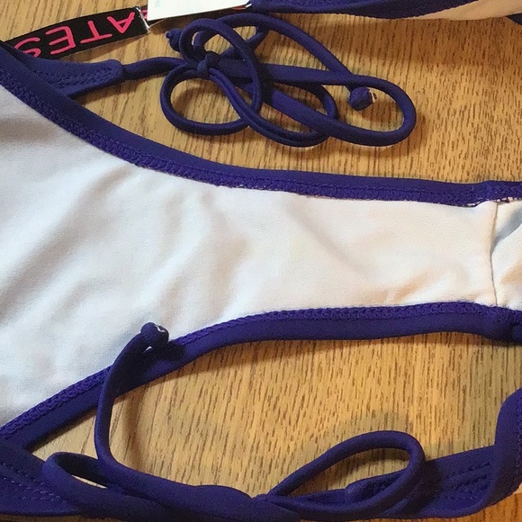 Billabong purple cheeky bikini bottom M top Hot Water NWT Both in great …shape - Picture 11 of 11